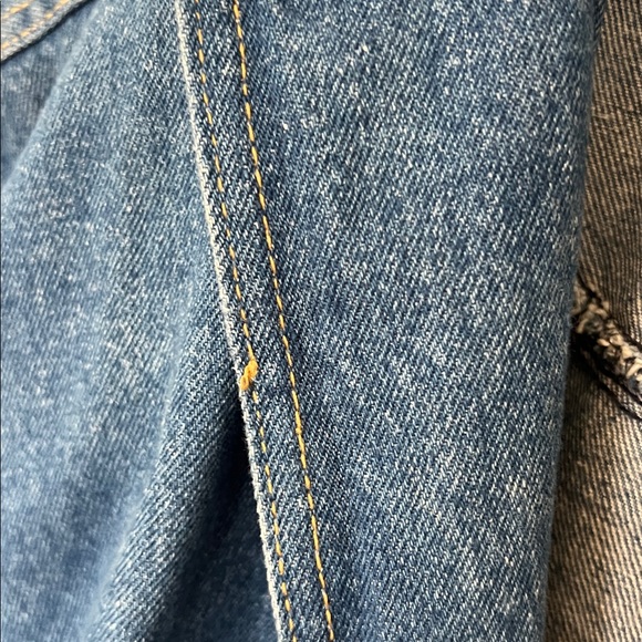 Cherokee Vintage 80’s Oversized Denim Duster Trench Coat Jacket USA made M - Picture 13 of 13